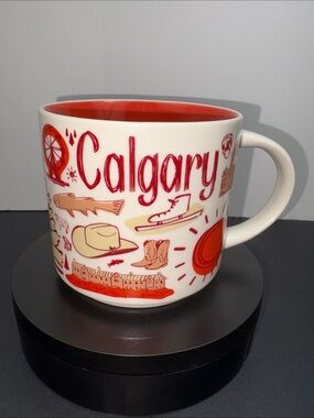 Starbucks Calgary Mug 2022 Been There Series Across the Globe Collection Alberta